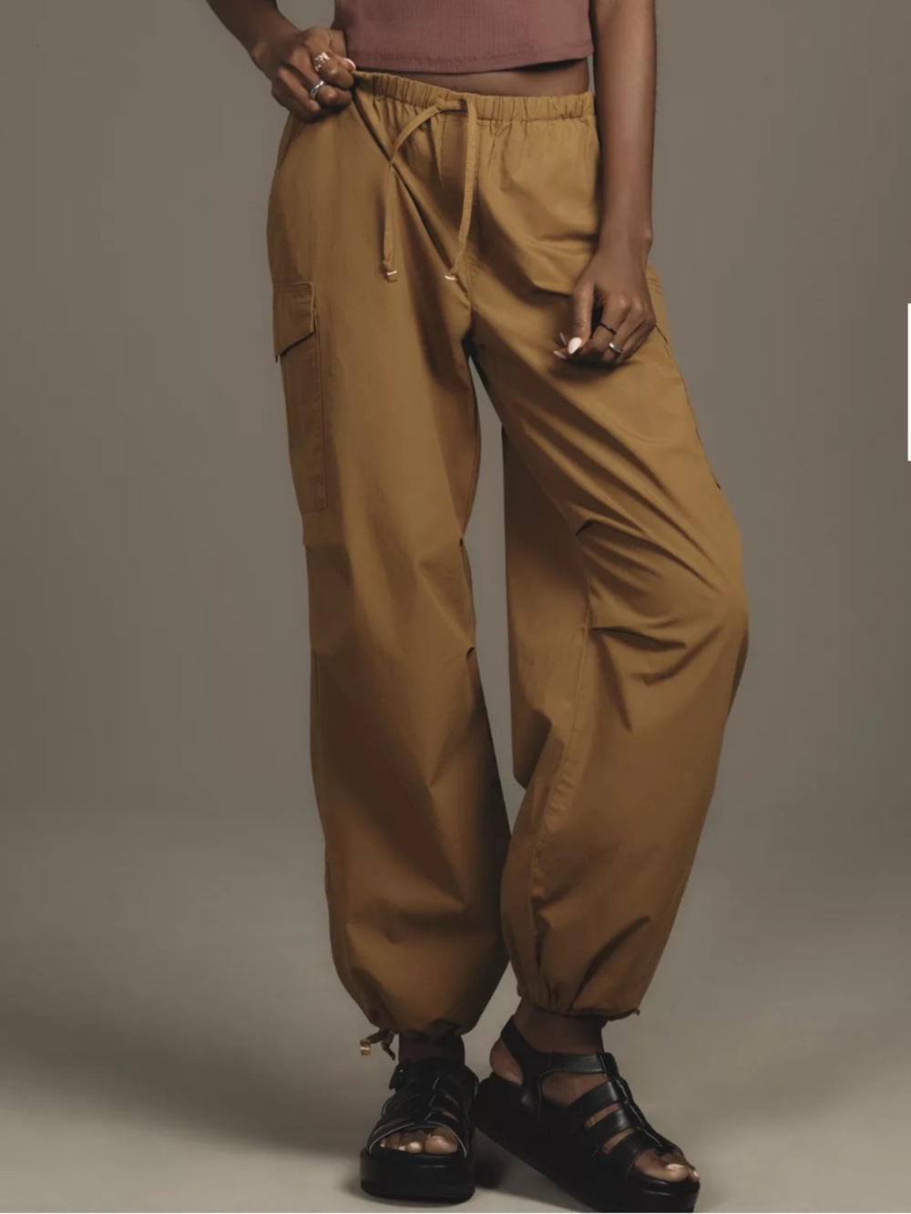 Pilcro Anthropologie Pull-On Parachute Pants Small